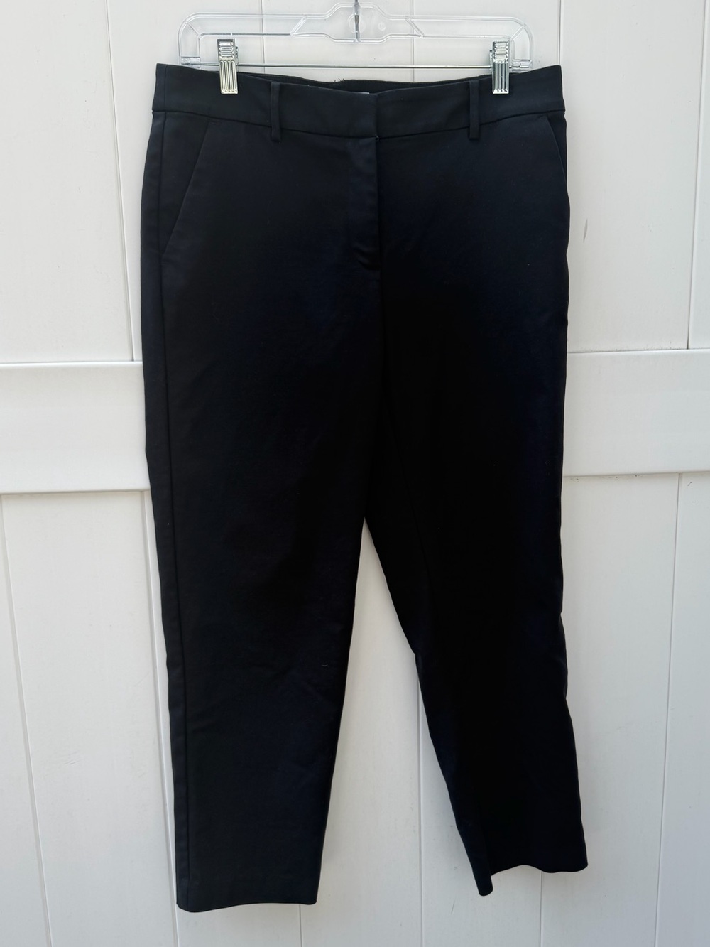 LOFT The Riviera Slim Black Ankle Pants women’s size 6 curvy
